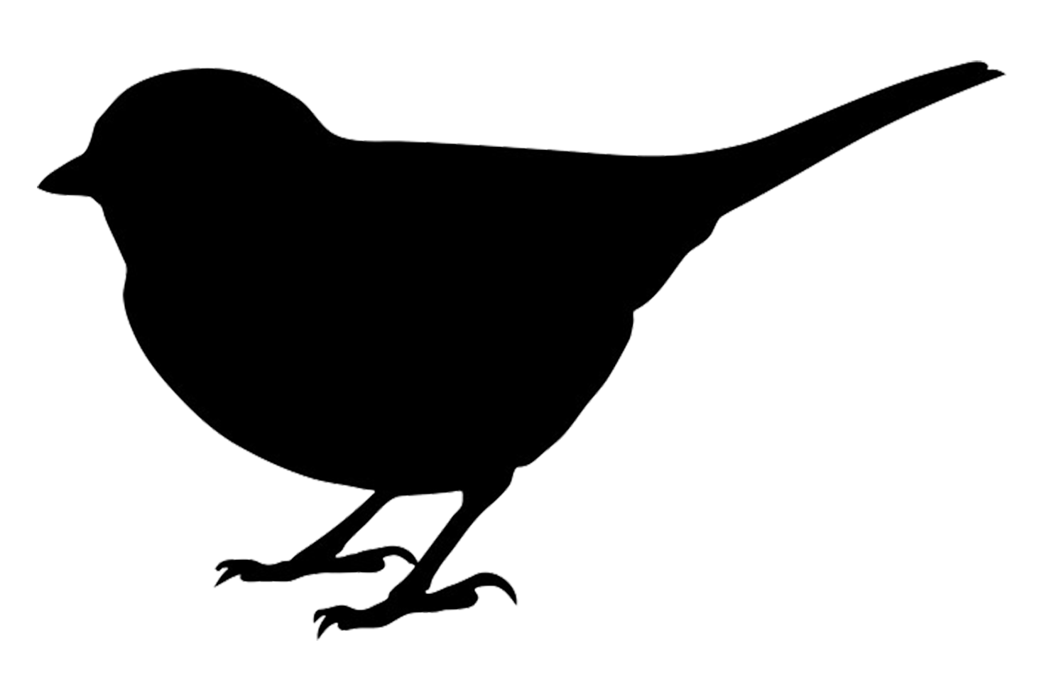 Flying Bird Clipart Black And White Free download on
