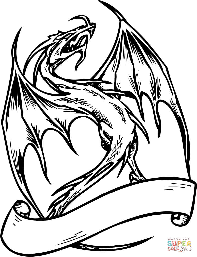 flying dragon coloring pages  free download on clipartmag