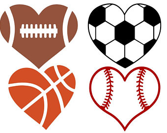 Football Heart Clipart | Free download on ClipArtMag
