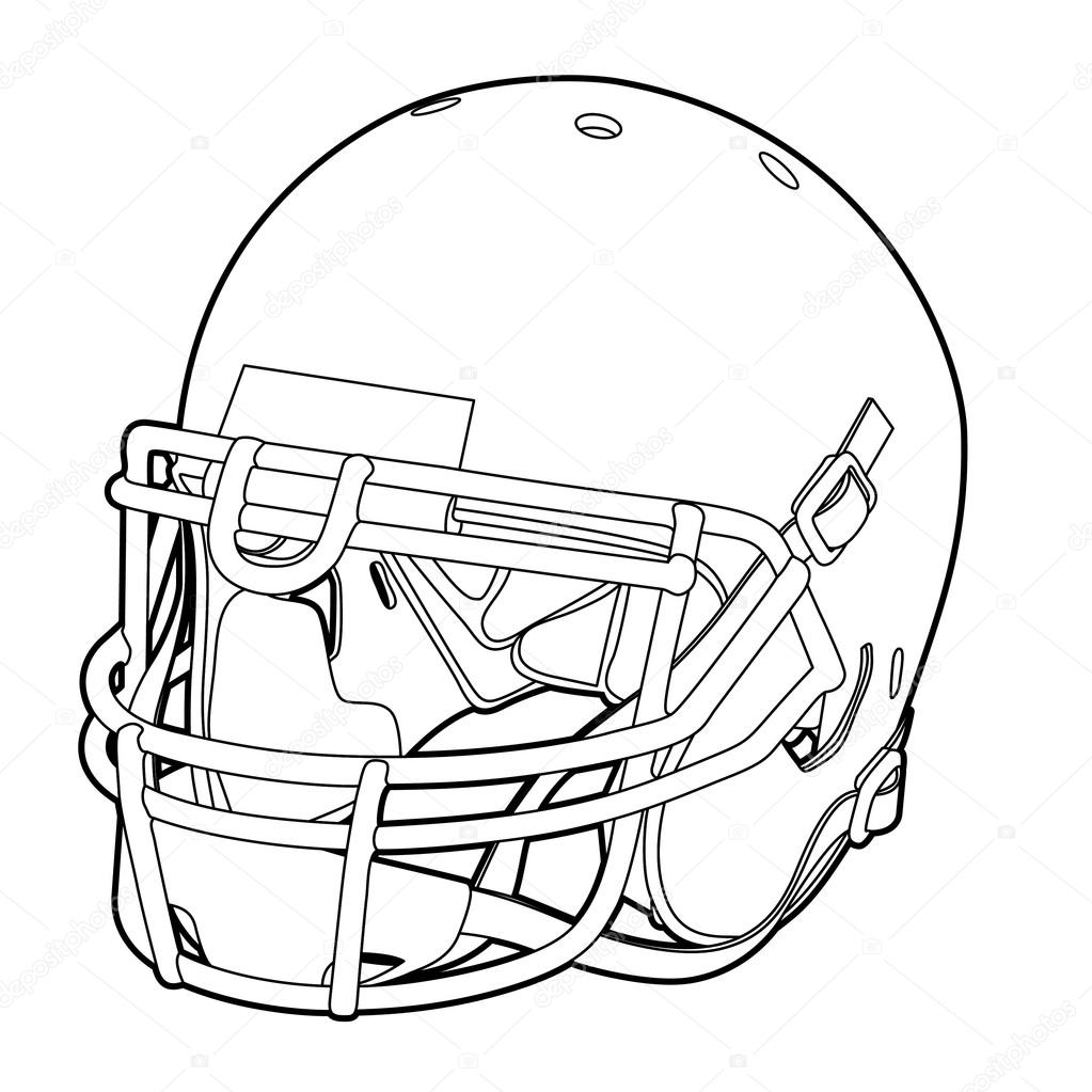 Football Helmet Outlines | Free download on ClipArtMag