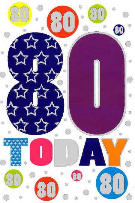 Free 80th Birthday Clipart | Free Download On ClipArtMag