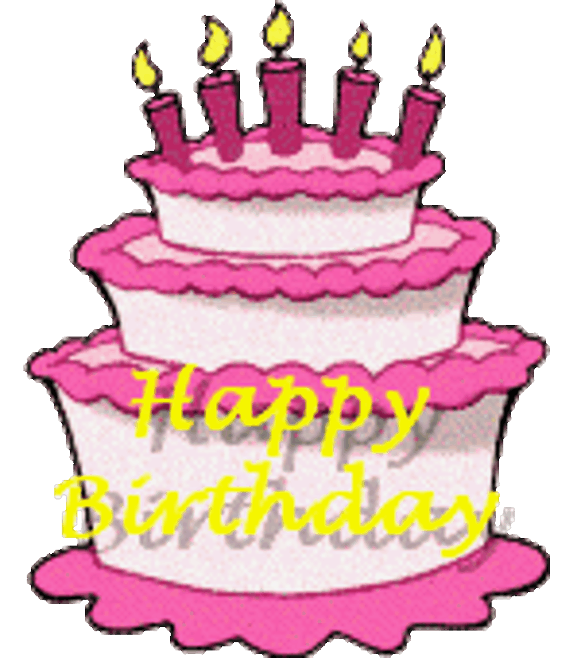 Animated Birthday Cake Clip Art Happy Birthday Cake Design Clipart Images