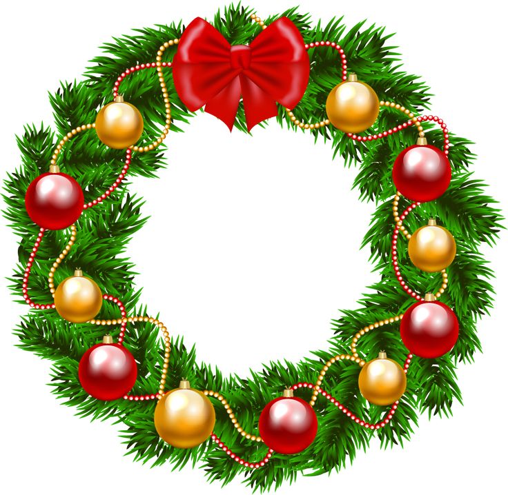 Free Christmas Wreath Clipart Free download on ClipArtMag