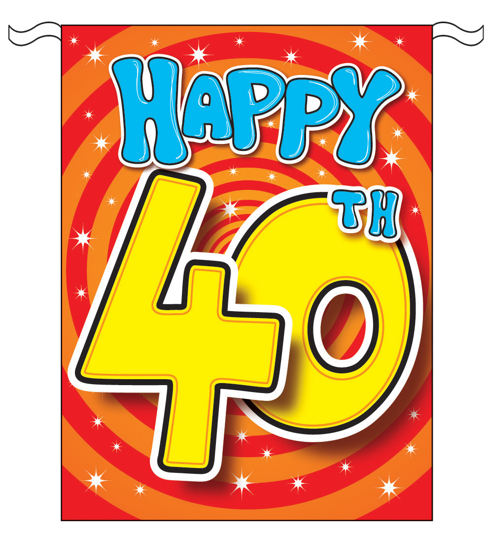 Happy 40th Birthday Printable Images