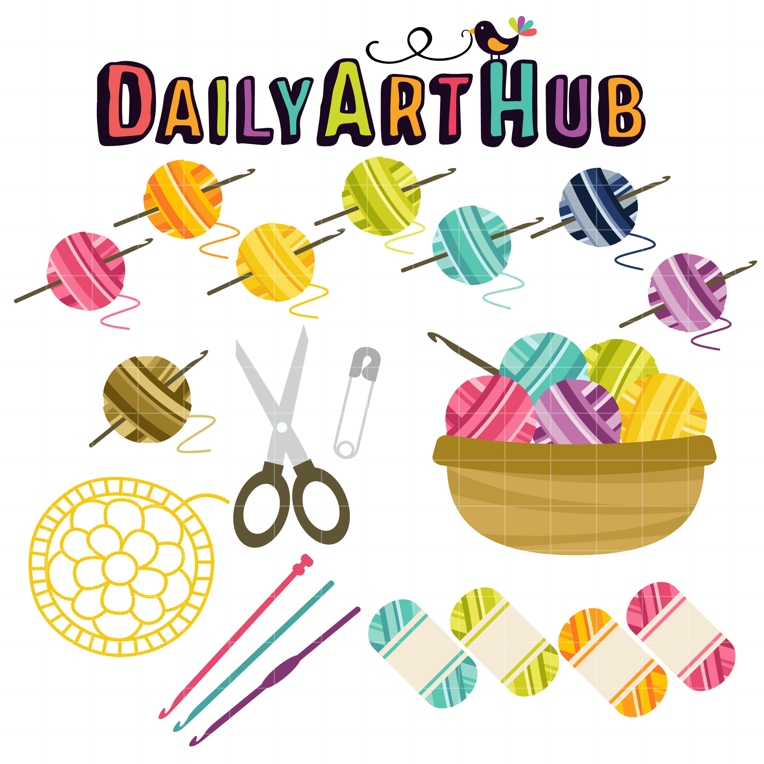 Collection of Crochet clipart | Free download best Crochet ...