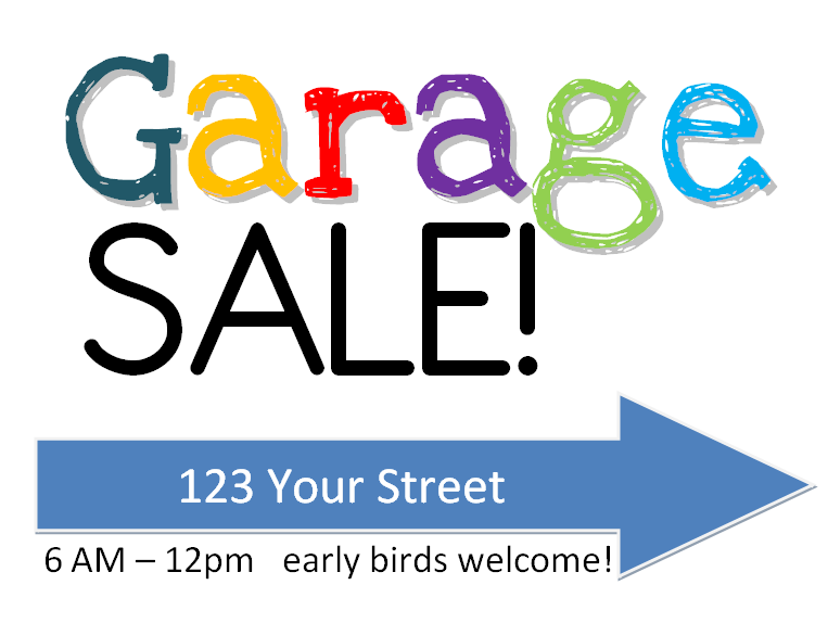 Free Garage Sale Signs Free download on ClipArtMag