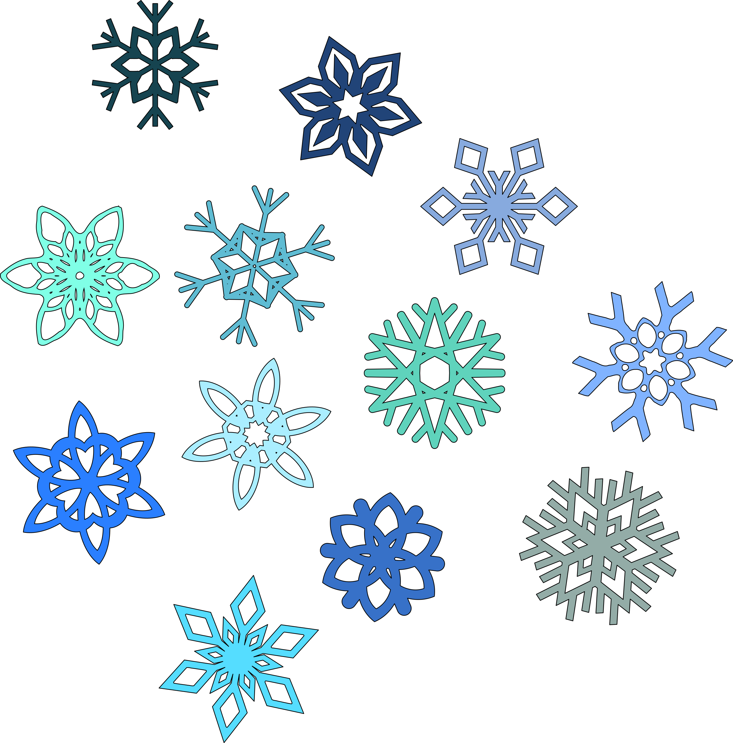 Free Snowflake Clipart Transparent Background Free download on ClipArtMag