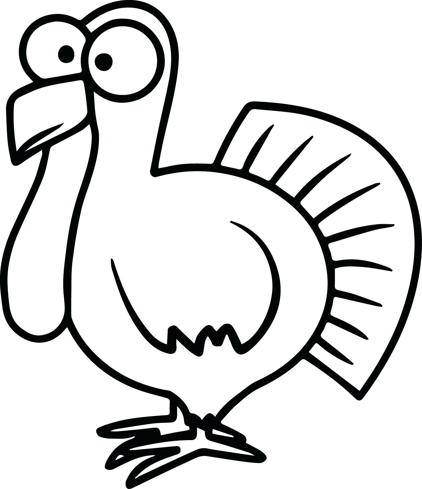 Free Turkey Clipart Black And White Free download on