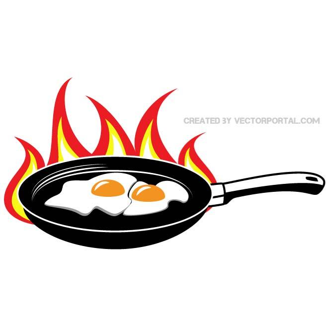 Fried Egg Clipart | Free download on ClipArtMag