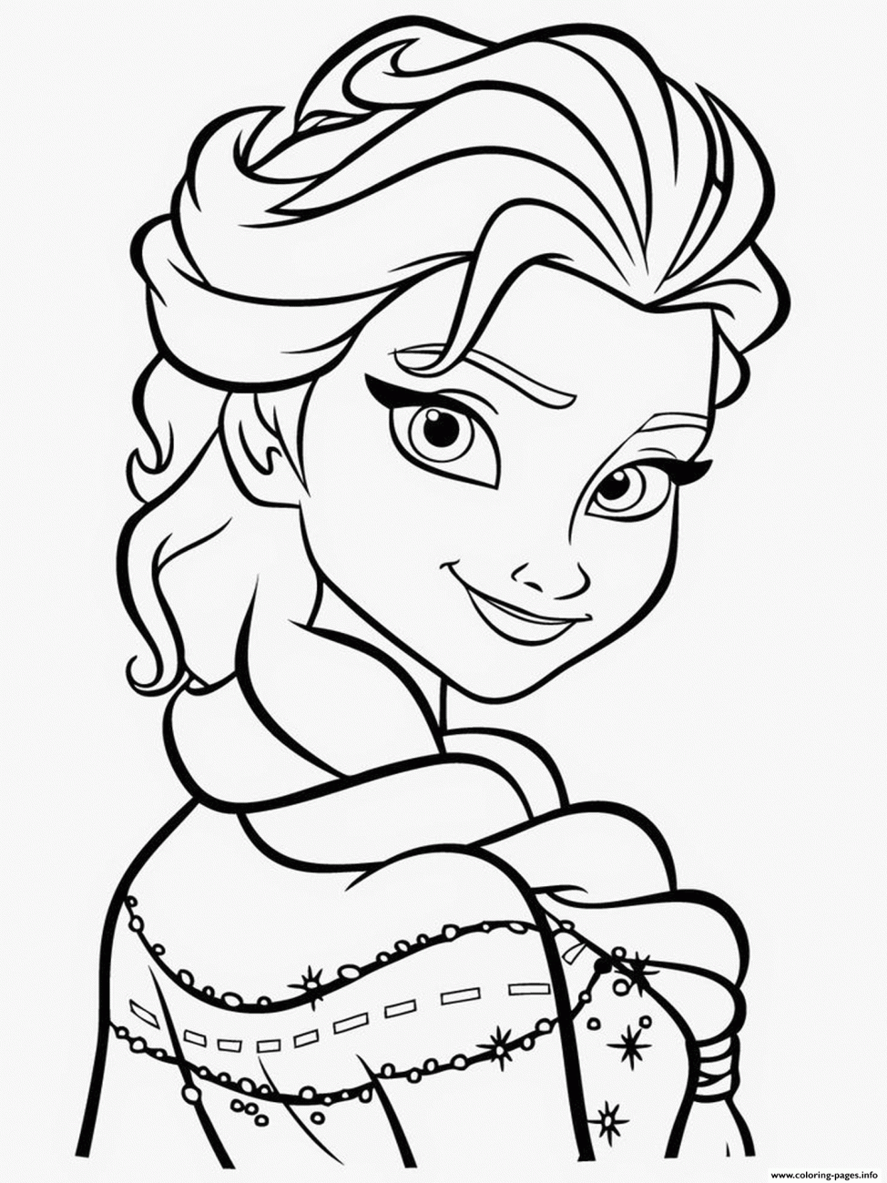Frozen Coloring Pages Free download on ClipArtMag