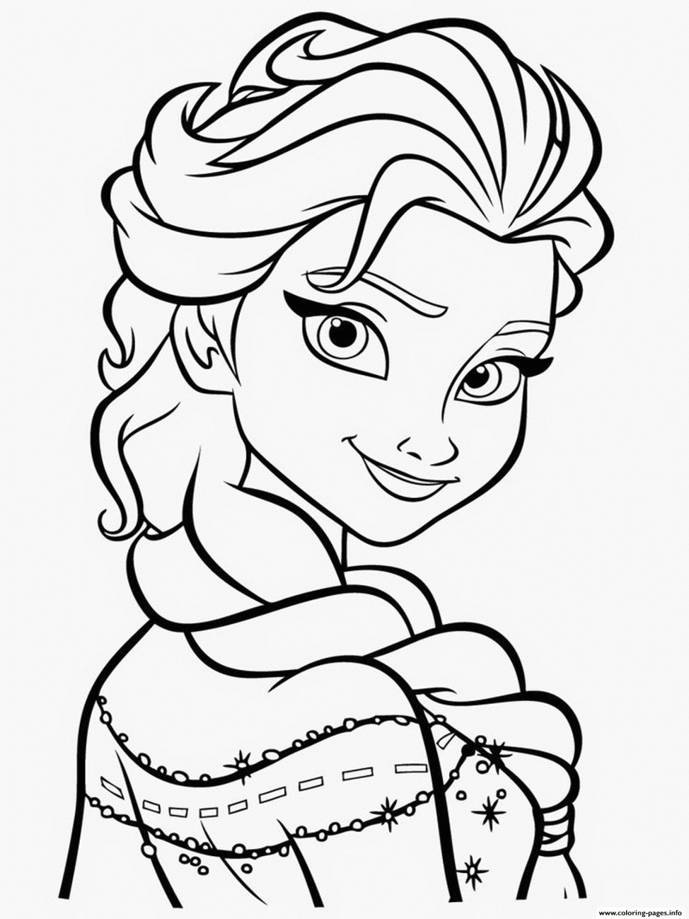 Frozen Coloring Pages Free Download On ClipArtMag