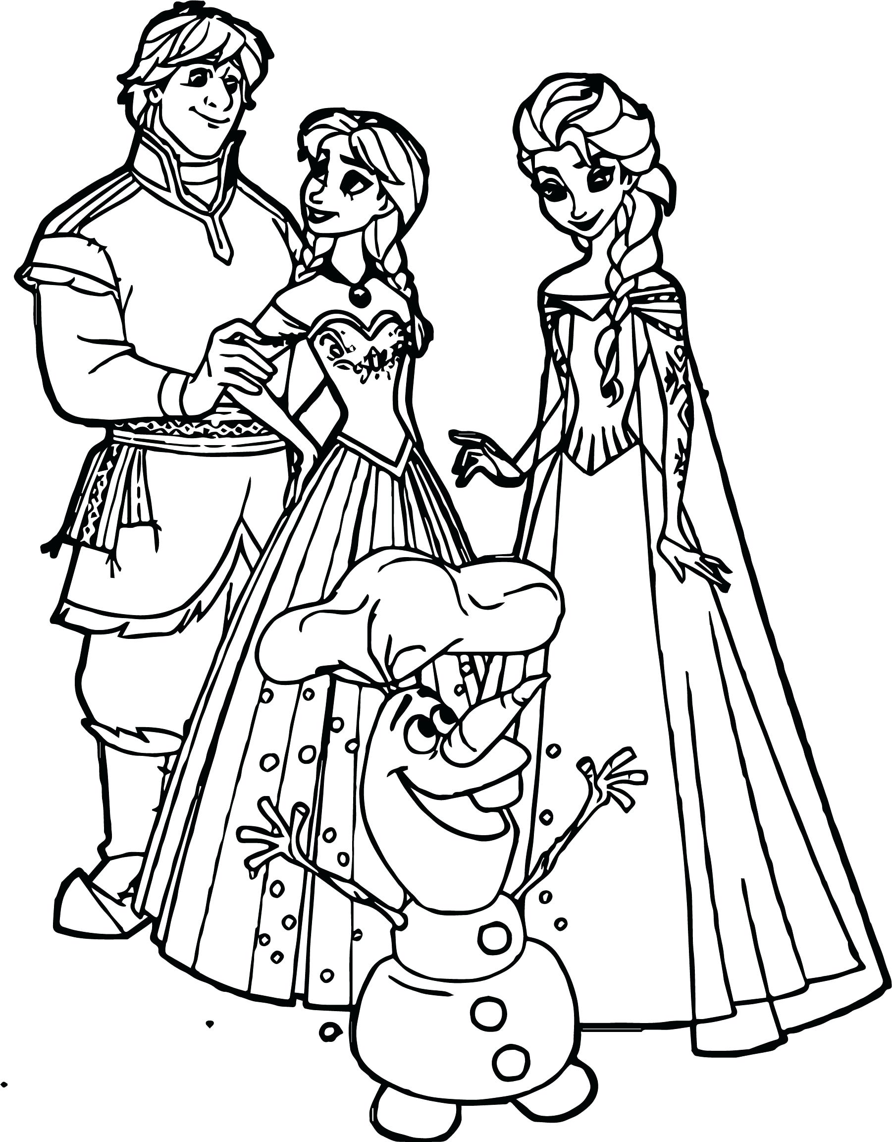 Frozen Coloring Pages Free Download On ClipArtMag