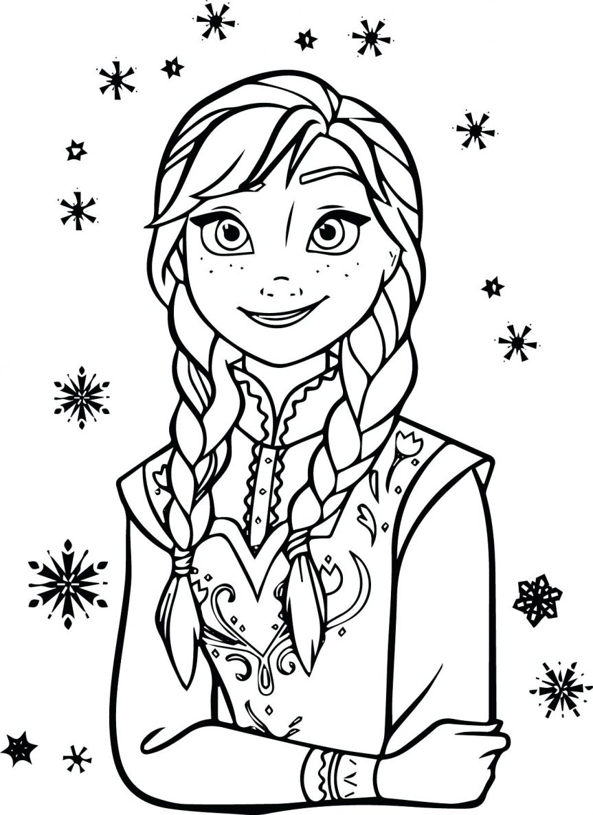Frozen Coloring Pages Free download on ClipArtMag