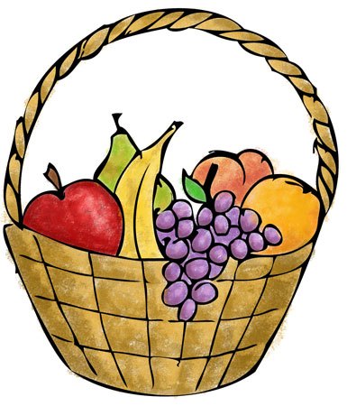 Fruit Baskets Clipart | Free download on ClipArtMag