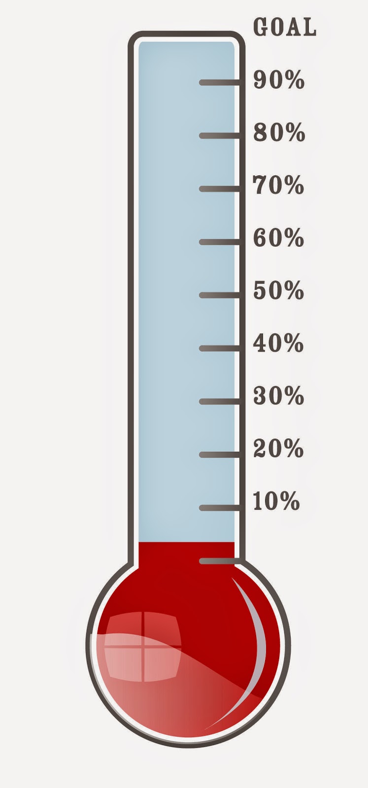 Fundraising Thermometer Printable Free download on ClipArtMag
