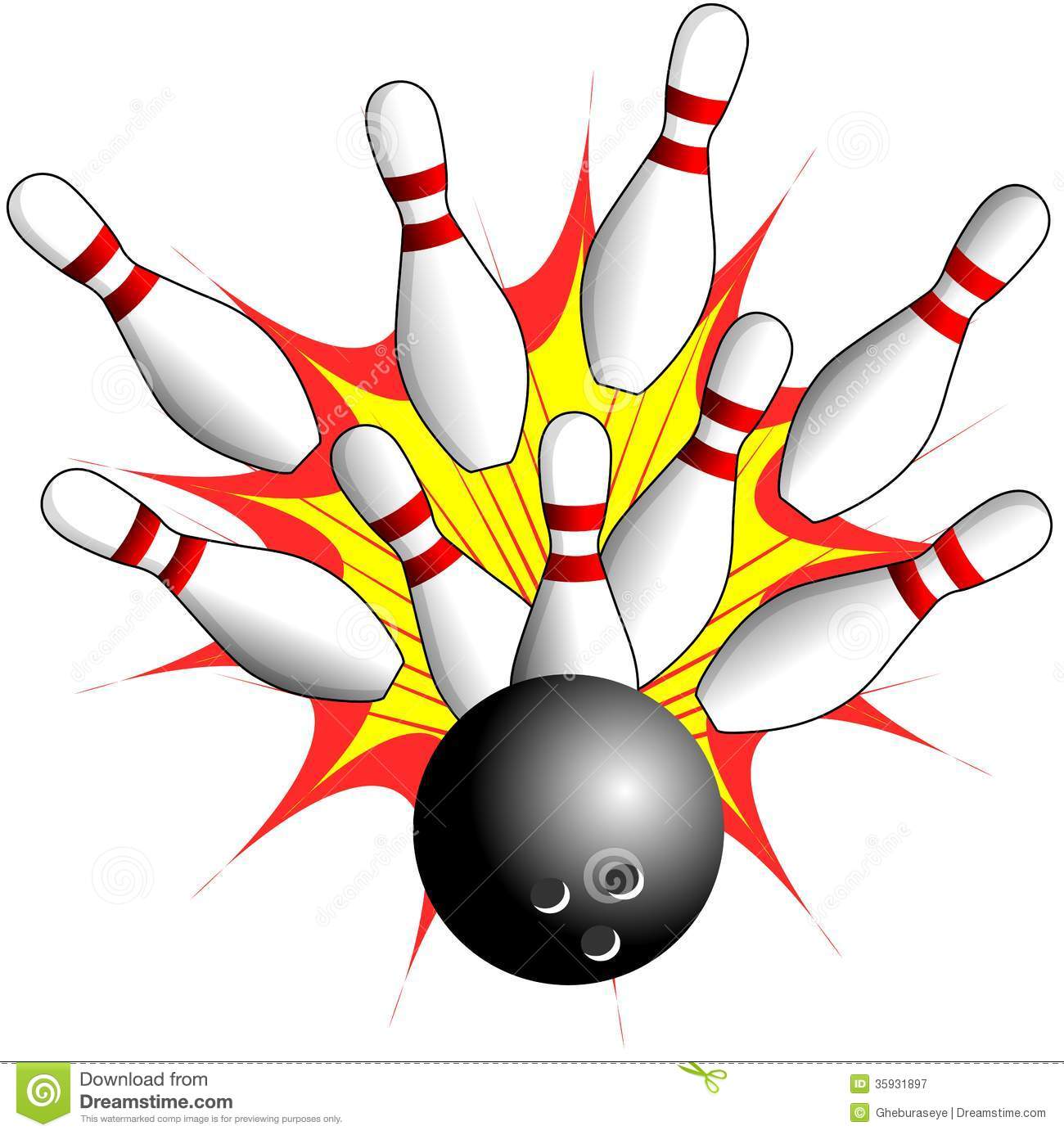 Funny Bowling Clipart Free download on ClipArtMag