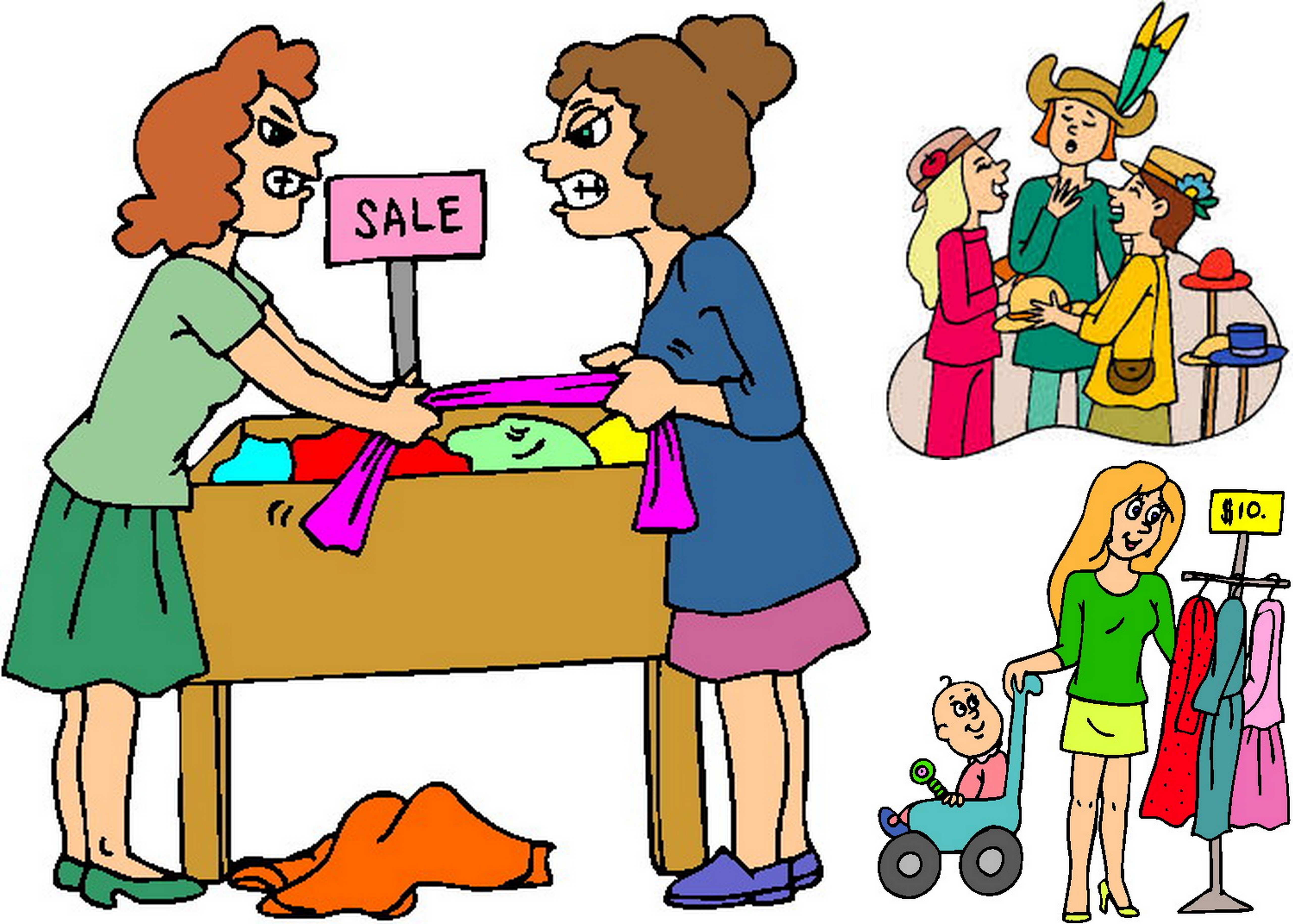 Garage Sale Cartoon | Free download on ClipArtMag