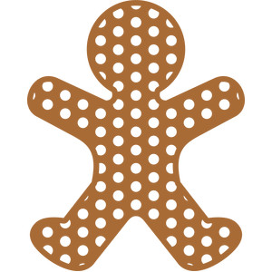 Gingerbread Man Silhouette | Free download on ClipArtMag