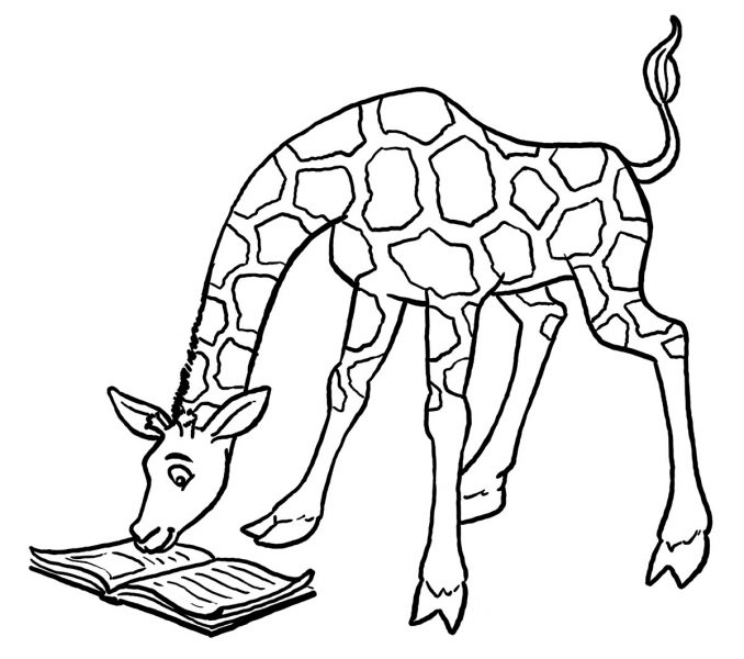 Giraffe Coloring Pages | Free download on ClipArtMag