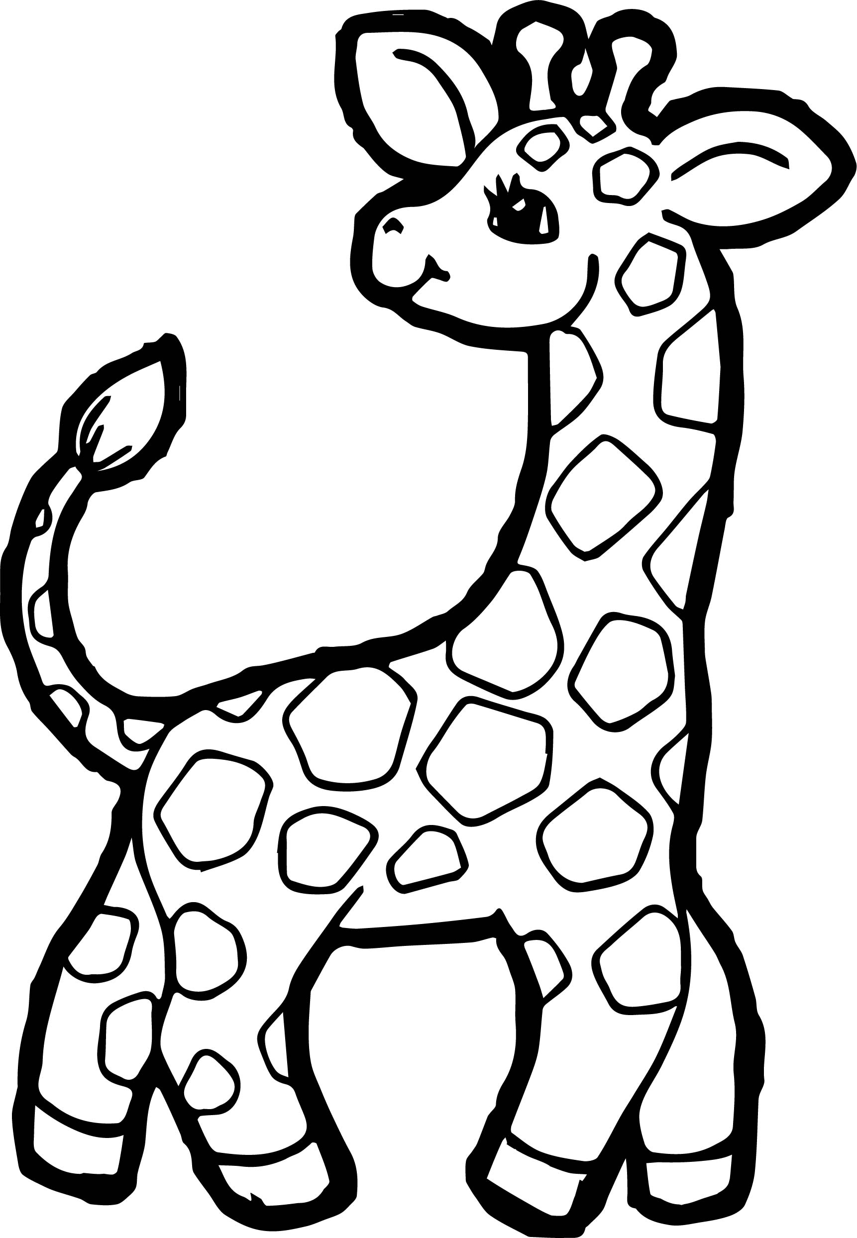Giraffe Coloring Pages Free download on ClipArtMag