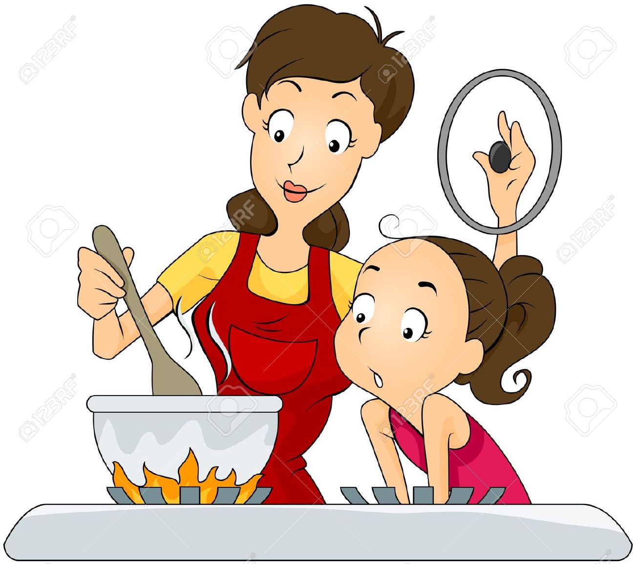 Girl Cooking Clipart Free Download On Clipartmag