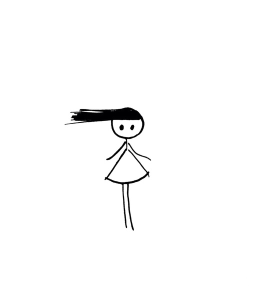 female stick figure drawing