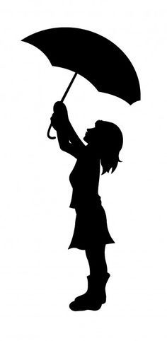 Girl Holding Umbrella Drawing | Free download on ClipArtMag