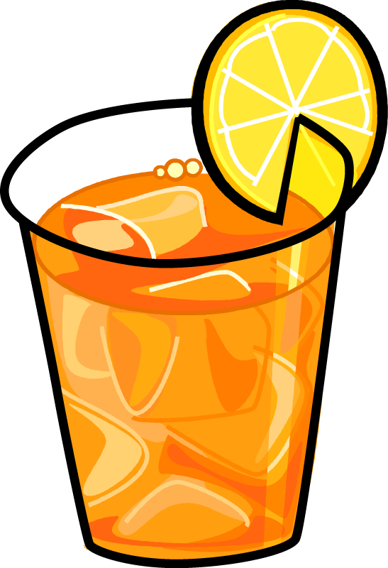 glass of orange juice clipart