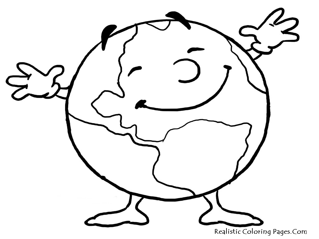 Globe Coloring Page | Free download on ClipArtMag