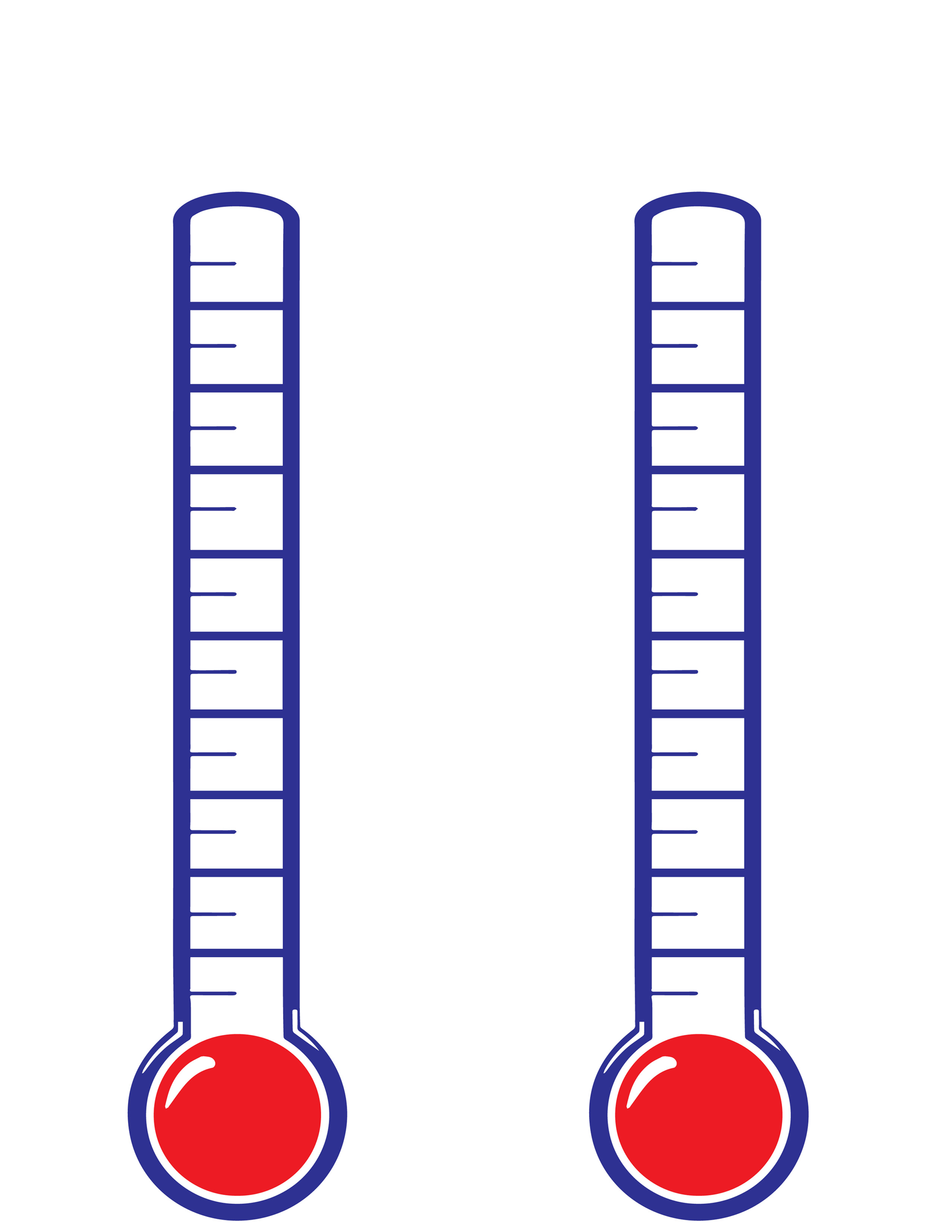 Customizable Free Editable Thermometer Template