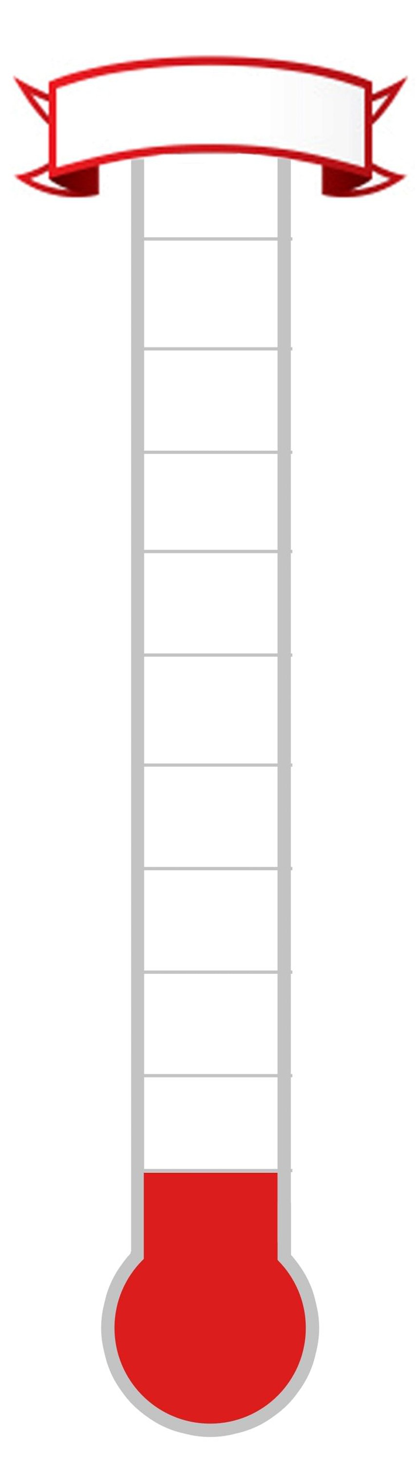 Goal Thermometer Template Free Download On ClipArtMag