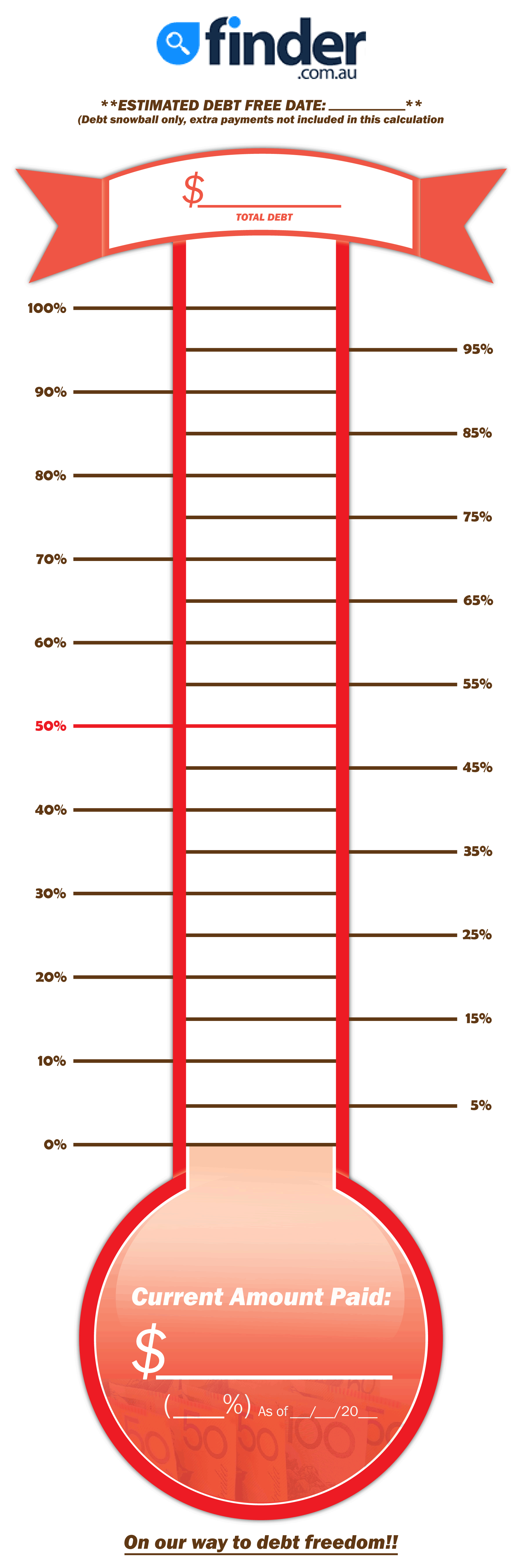 Goal Thermometer Template Free Download On ClipArtMag