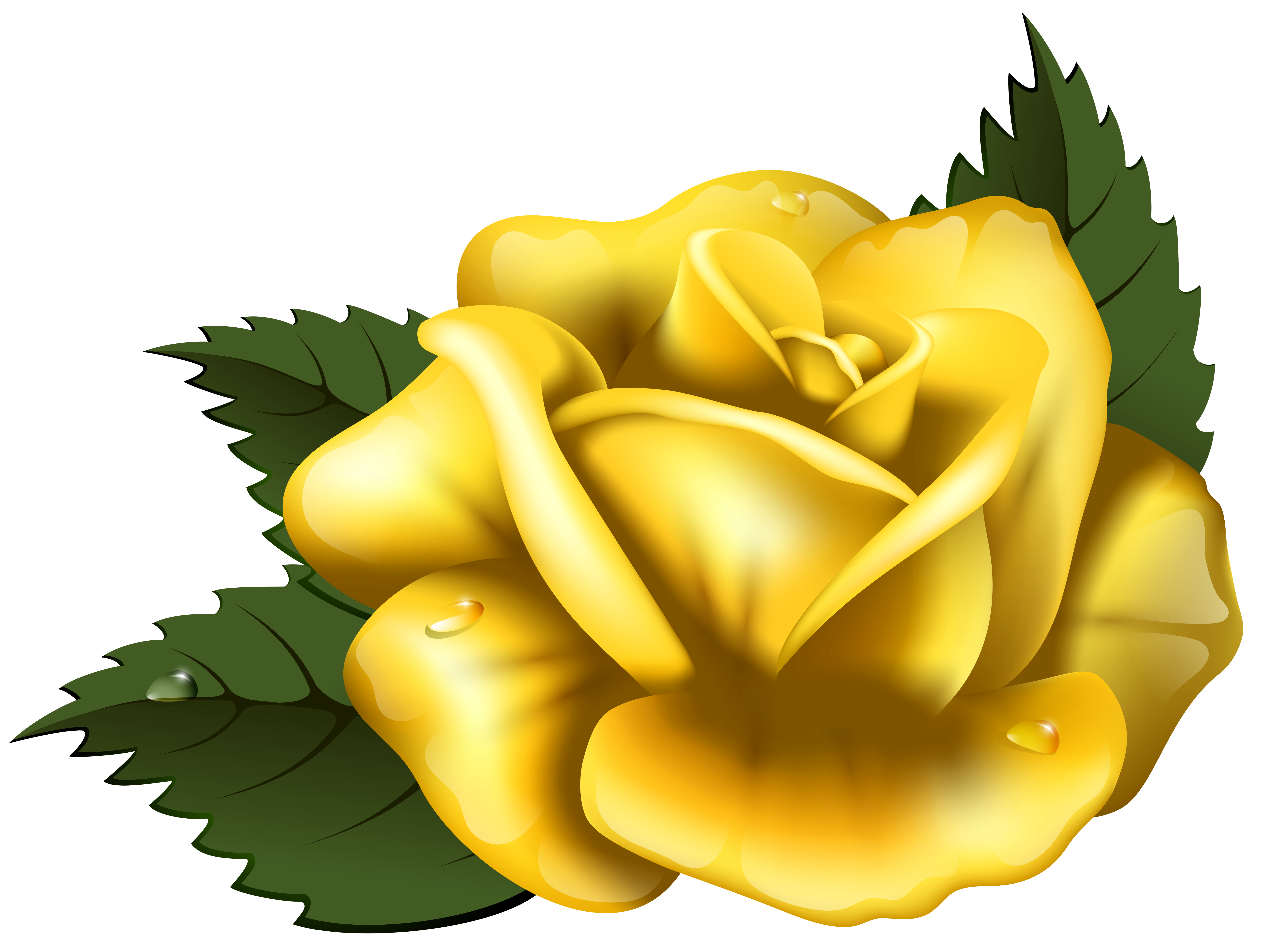 Gold Rose Clipart | Free download on ClipArtMag