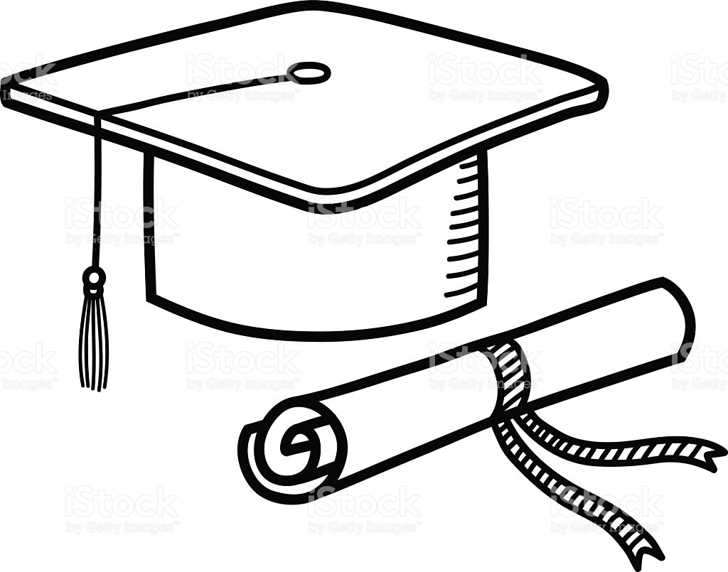 Graduation Cap Drawings Free Download On Clipartmag
