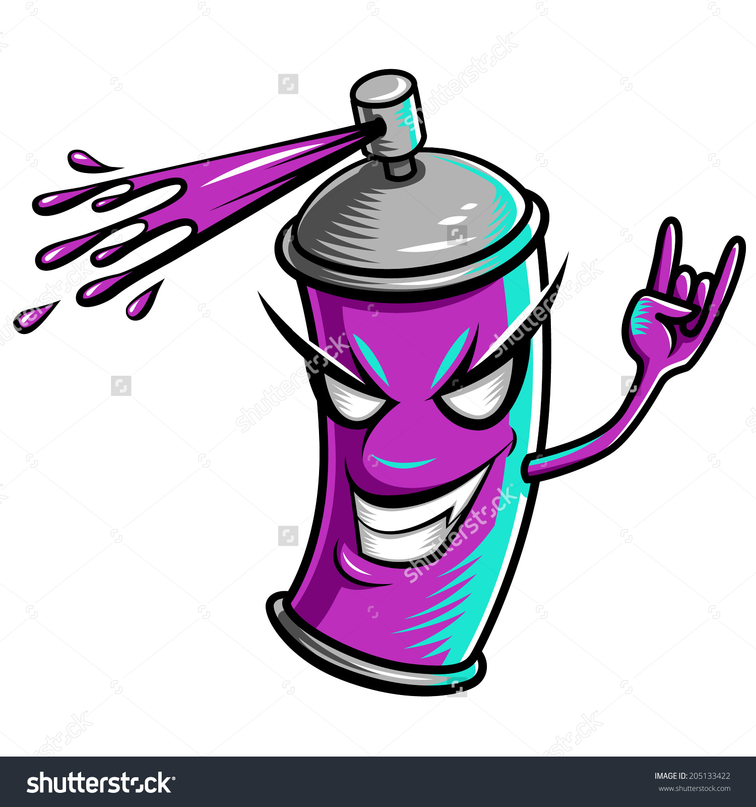 Graffiti Characters Spray Can Clipart | Free download on ClipArtMag