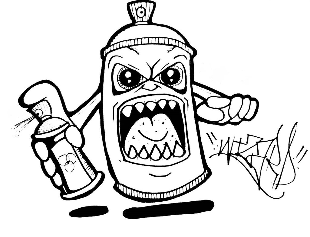 Graffiti Characters Spray Can Clipart | Free download on ClipArtMag
