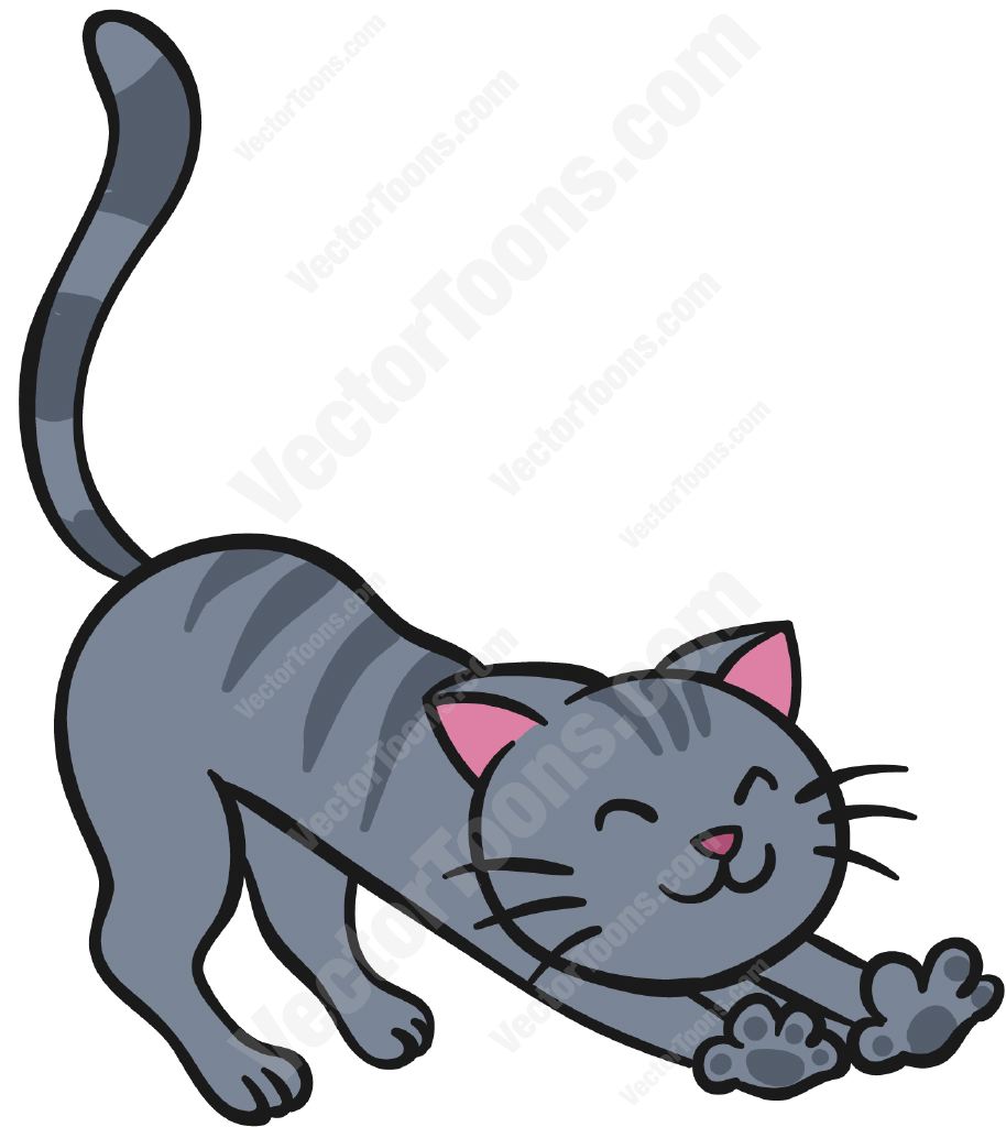 Gray Cat Clipart Free download on ClipArtMag