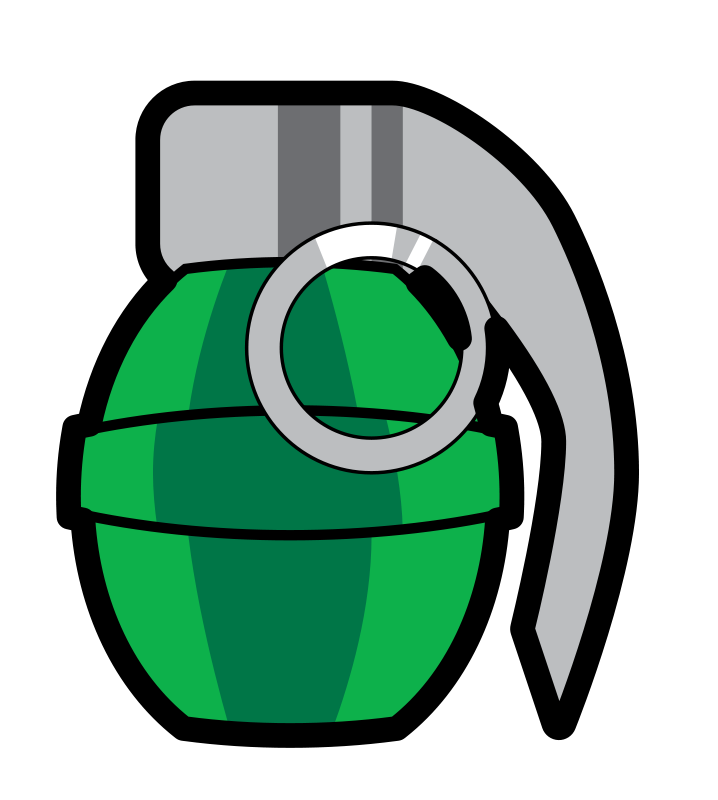 cartoon grenade png