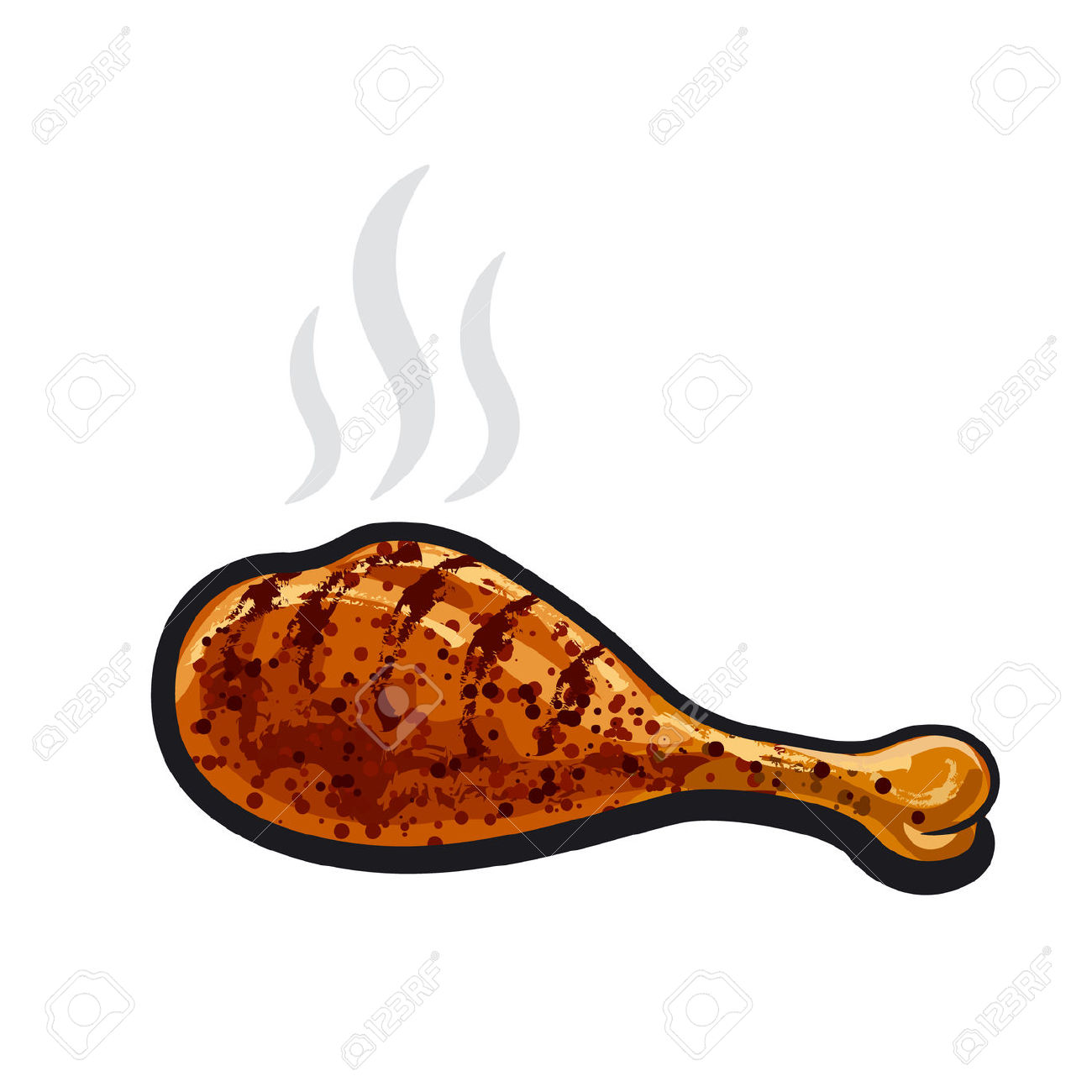 Grilled Chicken Clipart | Free download on ClipArtMag