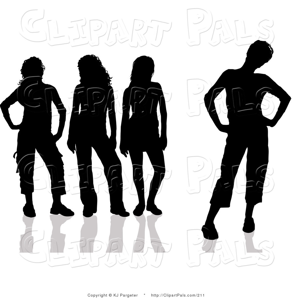 Group Of Girl Friends Clipart | Free Download On ClipArtMag