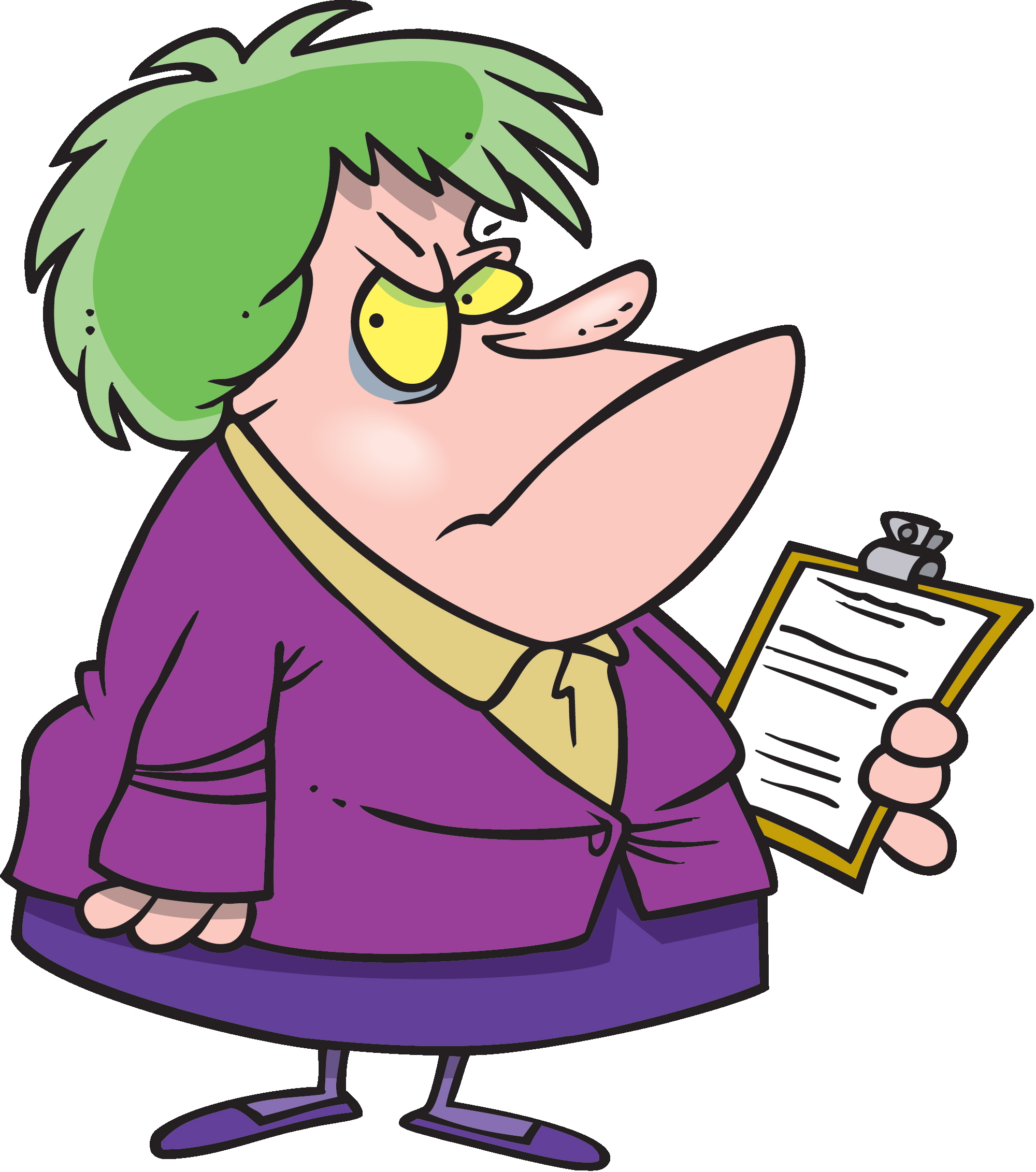 Grumpy Old Lady Cartoon Clipart | Free download on ClipArtMag