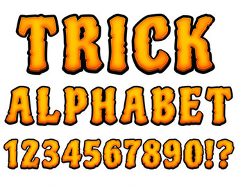 Halloween Numbers Clipart | Free download on ClipArtMag