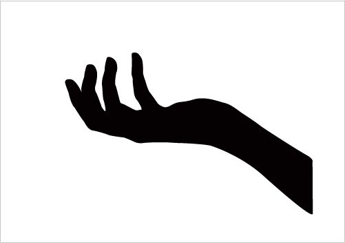 Hands Silhouette Clipart Free download best Hands