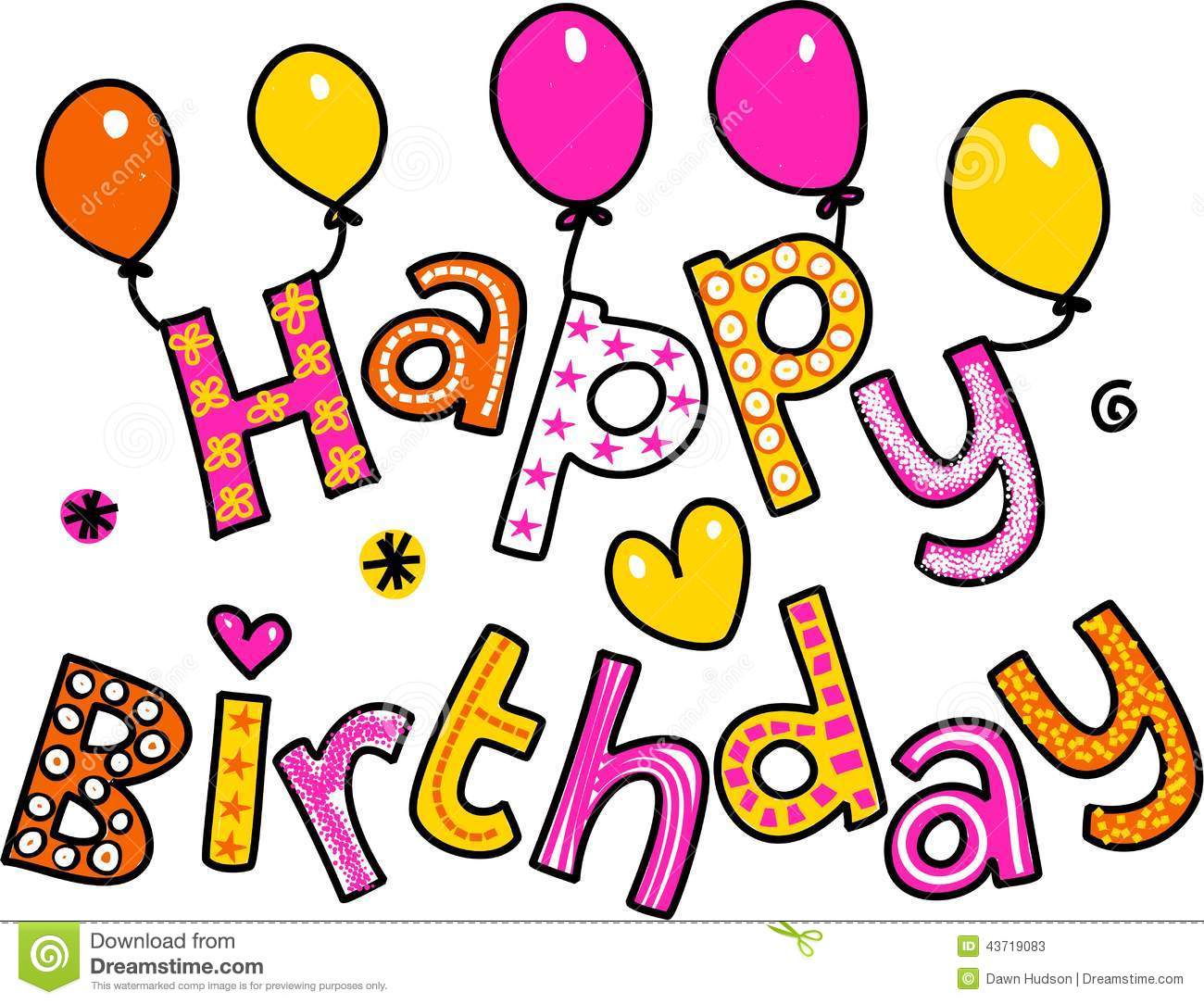 Happy Birthday Cartoon Clipart | Free download on ClipArtMag