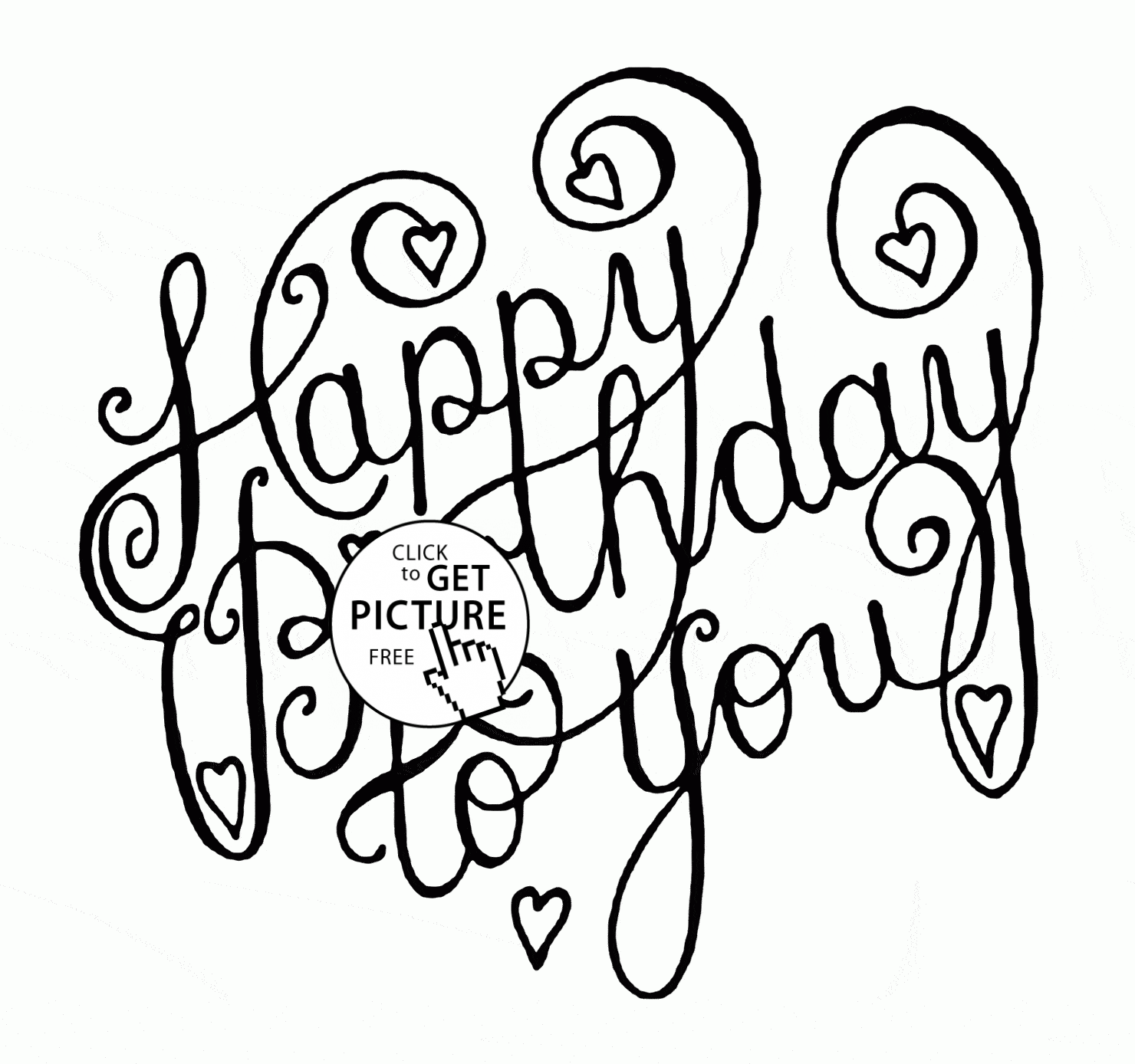 96 Cute Happy Birthday Card Printable Coloring Pages with Animal character