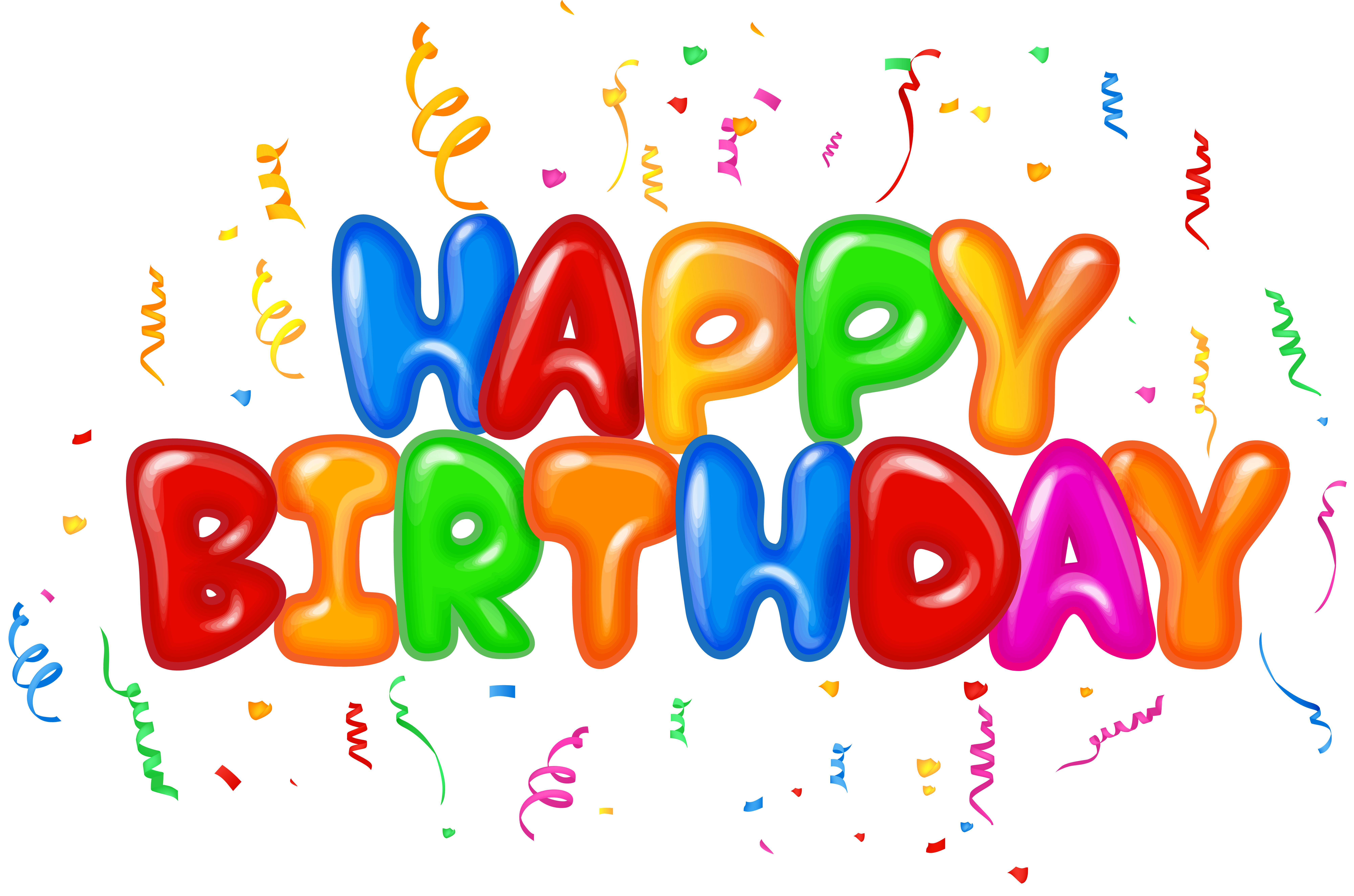 Happy Birthday Png Text Happy Birthday Text Decor Png Clip Art Image Images
