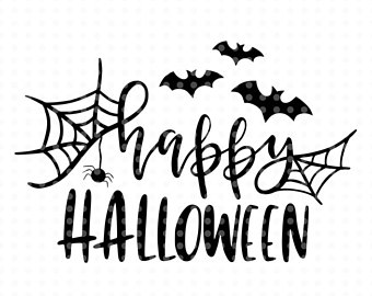 Download Happy Halloween Black And White | Free download on ClipArtMag