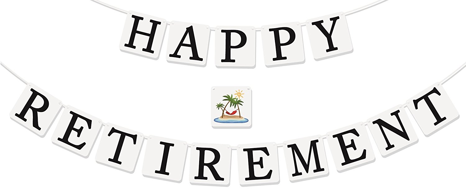 Happy Retirement Banner Printable Free Printable Templates