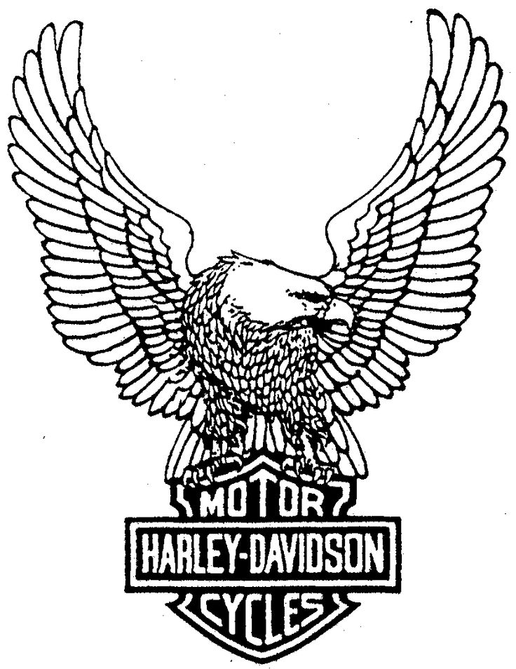 Harley Davidson Logo Outline Free download on ClipArtMag