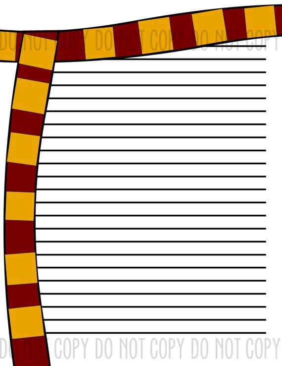 Harry Potter Borders Free download on ClipArtMag